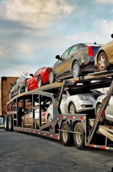 Auto transport truck